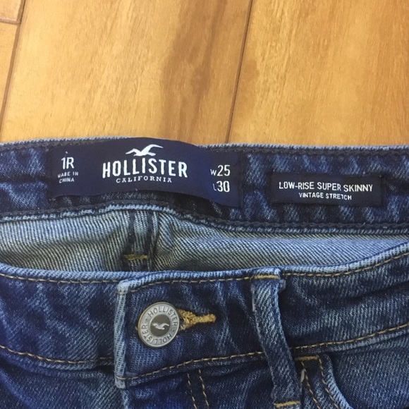 SALE ⚡️3/20⚡️ Hollister low rise super skinny - Picture 5 of 8